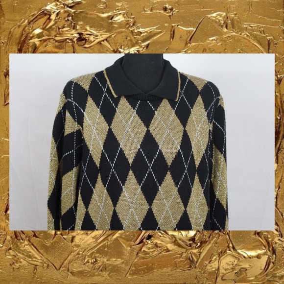 Vintage 80s Alfred Dunner knit sweater - Picture 2 of 5